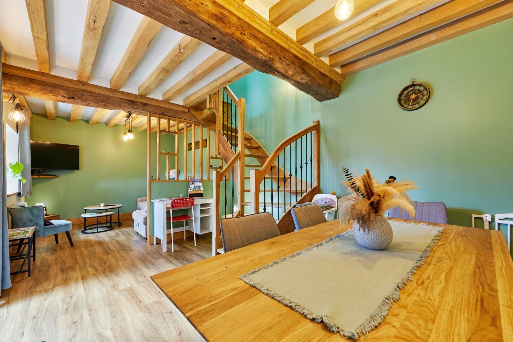 Le Refuge Des Hiboux - Charmante Maison Pour 6P Saint-Pierre-en-Auge Luaran gambar